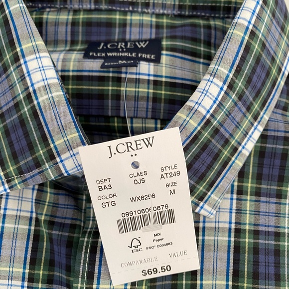 J.Crew Factory Flex Wrinkle Free Shirt, HP - Picture 6 of 11